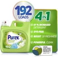 thumbnail image 1 of Purex Natural Elements Liquid Laundry Detergent, Linen & Lilies, 250 fl oz, 192 Loads, 1 of 6