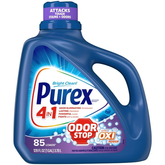 Purex Liquid Laundry Detergent + Oxi (Pack 1) - 85 Loads, 128floz