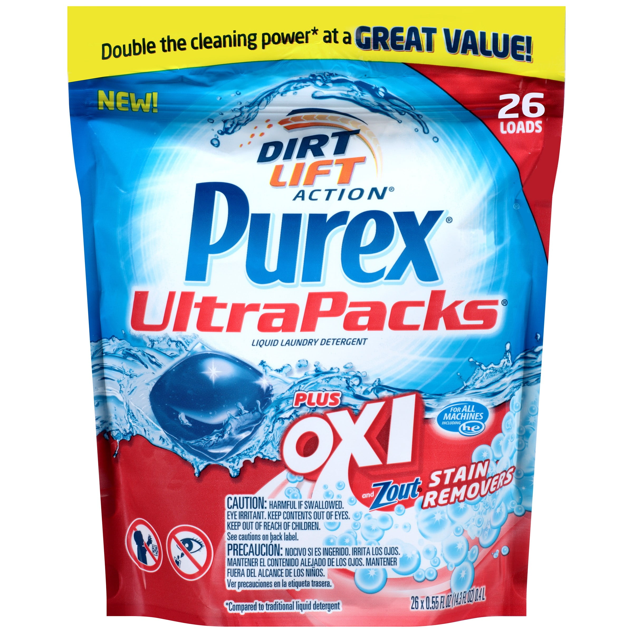 Purex® Liquid Laundry Detergent plus Oxi & Zout® Stain Removers