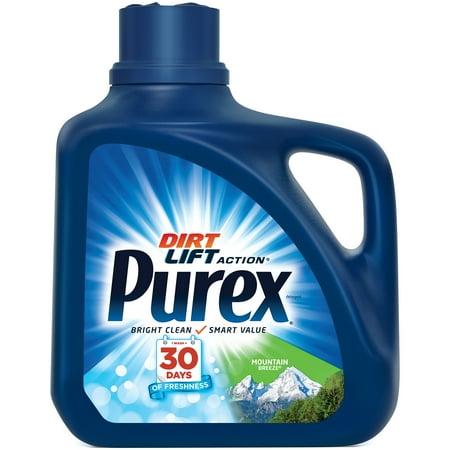 Purex Mountain Breeze, Liquid Laundry Detergent Dirt Lift Action, fl oz