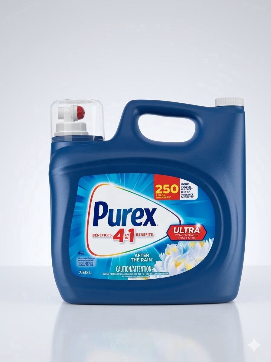 Ultra 253 Purex Ultra Concentrated Liquid Laundry Detergent, After The Rain Scent ...
