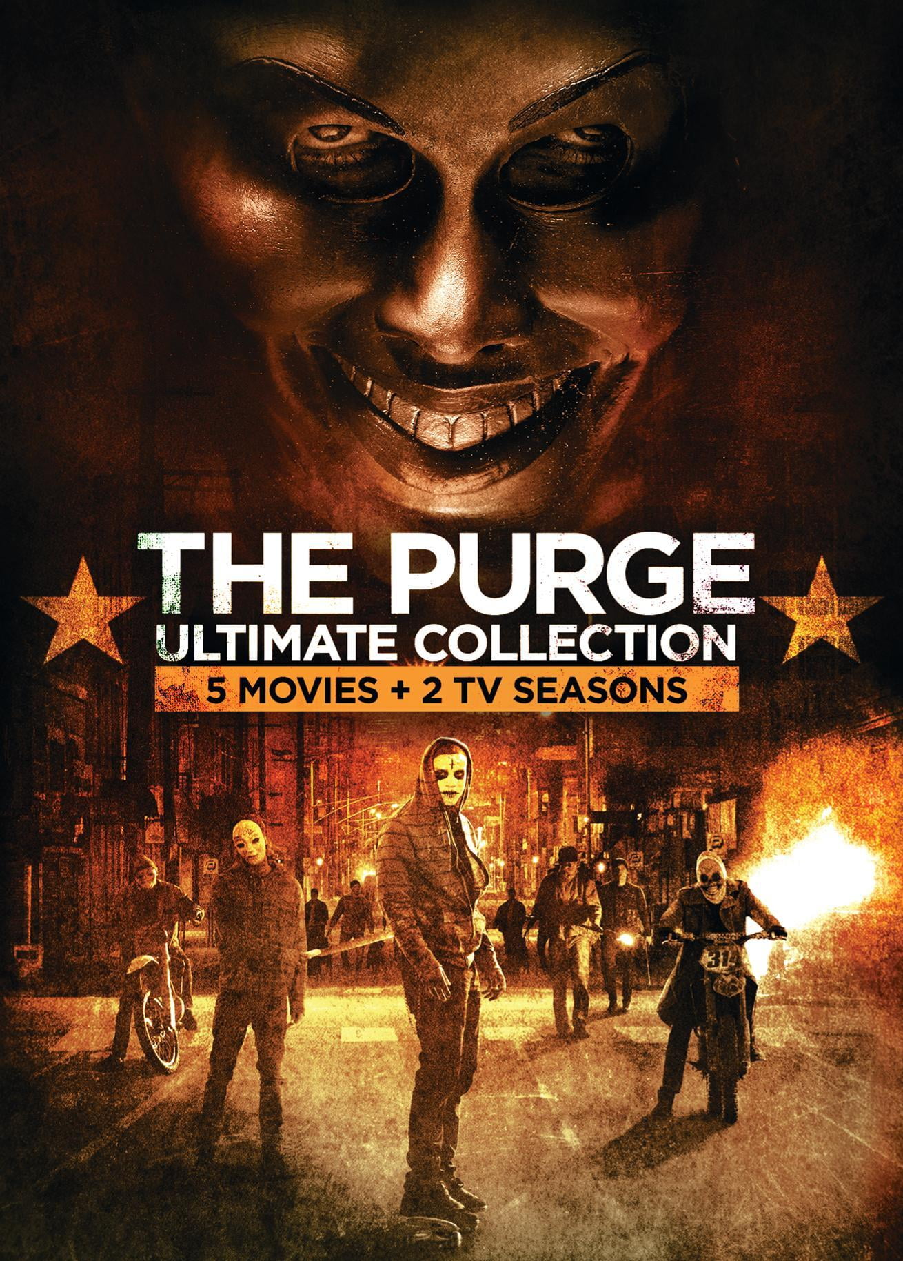 The Purge Ultimate Collection (The Purge / The Purge: Anarchy / The Purge: Election Year / The First Purge / The Forever Purge / The Purge: Season One / The Purge: Season Two)