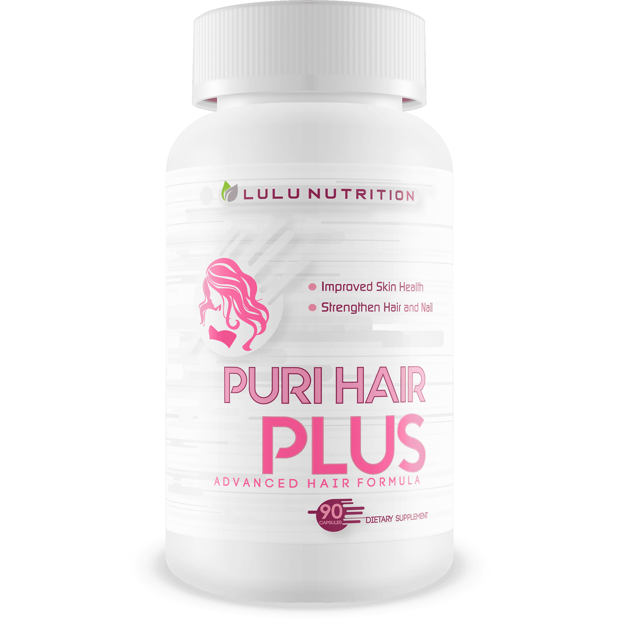 Puri Hair Plus Advanced Hair Formula - Re-Grow + Strengthen Hair and Nails with These Hair Skin and Nails Vitamins - Puri Hair Vitamins for Puri Hair Growth - Improve Skin Health - Puri Hair Regrowth