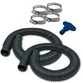 Puri Tech Durable Pool Filter Hose 2 Pack Above Ground 4 Hose Clamps 1.