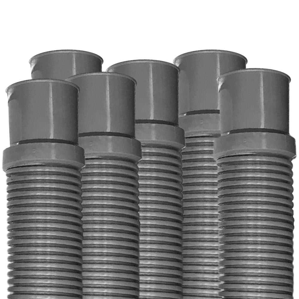 Puri Tech Heavy Duty Above Ground Filter Hose, 1.25 in x 3 ft 6 Pack