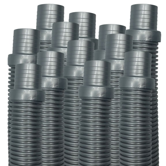 Puri Tech Hose, Silver, Hayward Navigator, Pool Vac Ultra, AquaBug, 4ft - 12pack