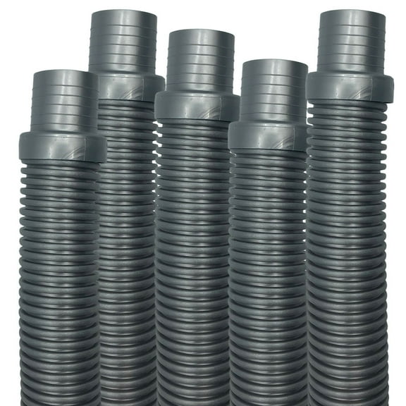 Puri Tech Hose, Silver, Hayward Navigator, Pool Vac Ultra, AquaBug, 4ft - 5 Pack