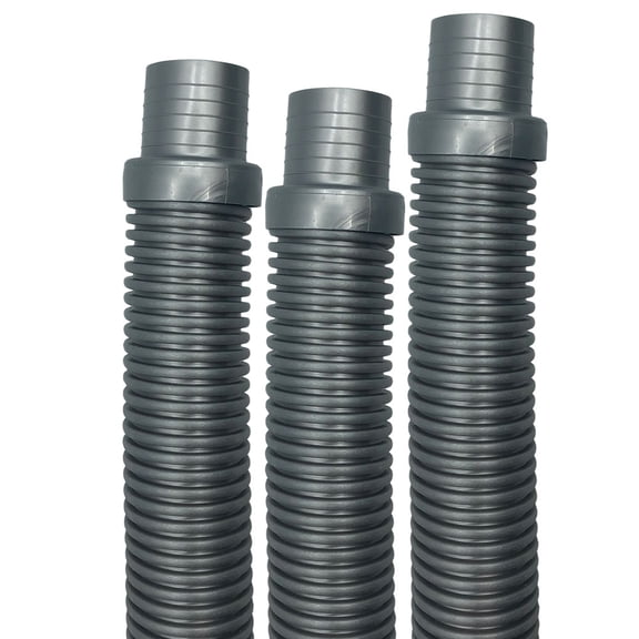 Puri Tech Hose, Silver, Hayward Navigator, Pool Vac Ultra, Aquabug, 4ft - 3pack