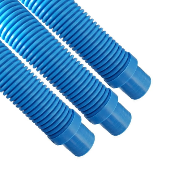 Puri Tech Pool Cleaner Vac Hose Kreepy Krauly Barracuda 1.5 in x 48ft Blue 3 Pack