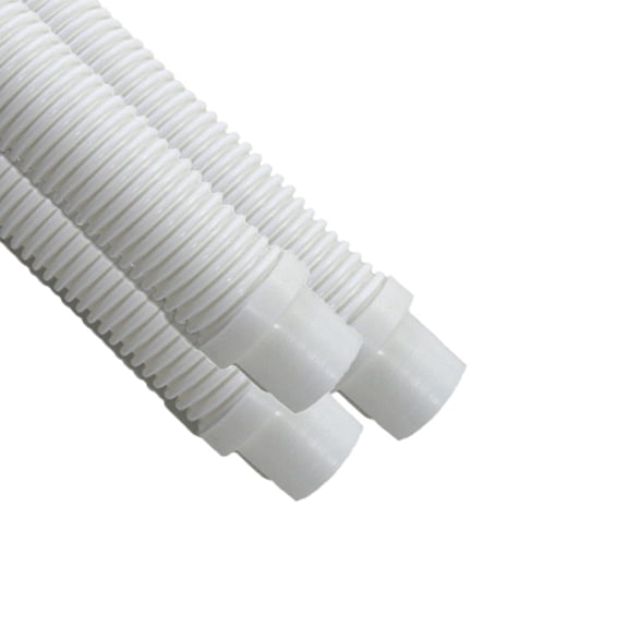 Puri Tech Pool Cleaner Vac Hose Kreepy Krauly, Barracuda White 1.5in x 4ft 3 Pack