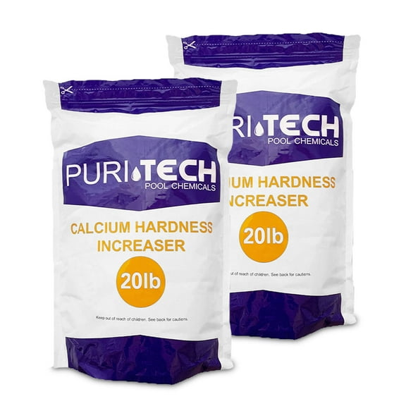 Puri Tech Powder Calcium Hardness Increaser 40 lbs Calcium Chloride for Swimming Pools