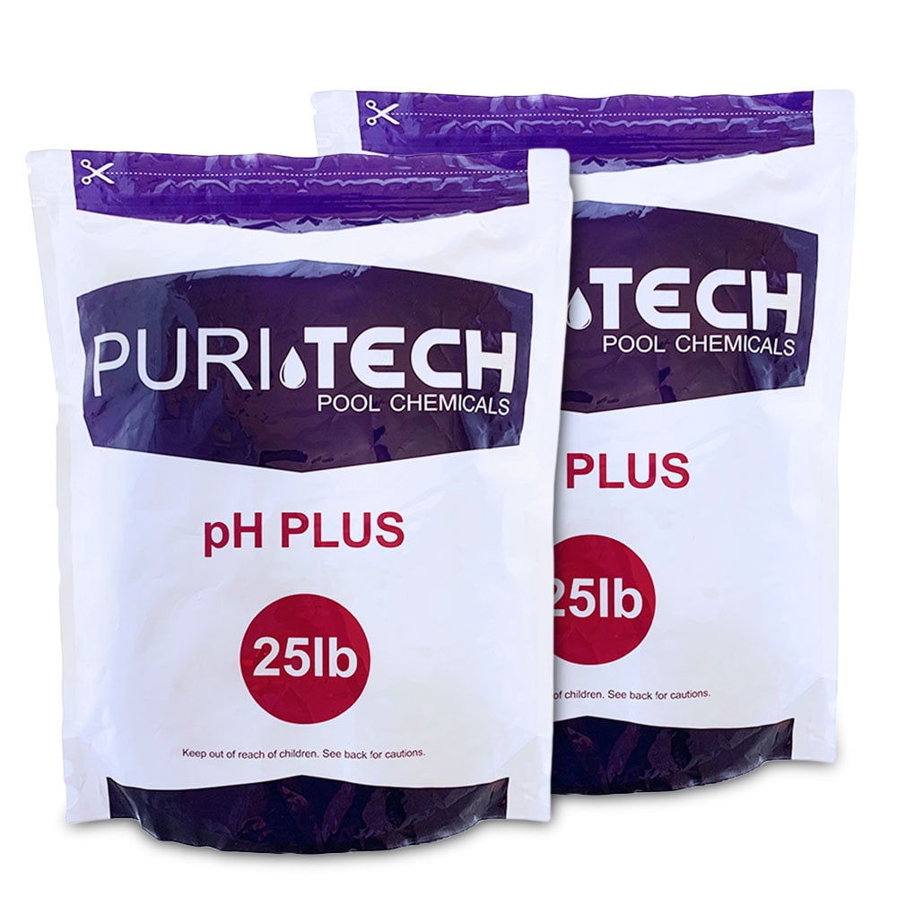 Puri Tech pH Plus, 50lb Resealable Bags, Sodium Carbonate for Pools and ...