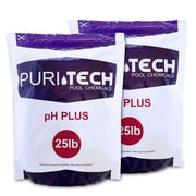 Puri Tech Powder Chemicals pH Plus 50lb Resealable Bags for Pools & Spas Increases pH