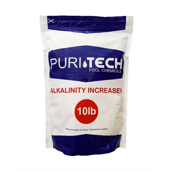 Puri Tech Powder Pool Chemicals 10 lb Total Alkalinity Increaser Plus for Swimming Pool