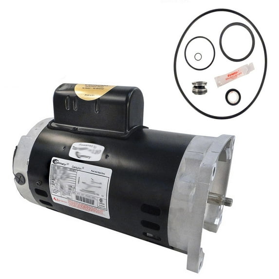 Puri Tech Replace Motor Kit for Pentair SuperFlo 2HP 340040 AO Smith Century B855 Motor w/ GO-Kit-78