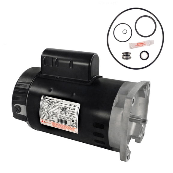 Puri Tech Replace Motor Kit for Sta-Rite SuperMax 1.5HP PHK2RA6F-103L AO Smith B2854 Motor w/ GO-KIT-78