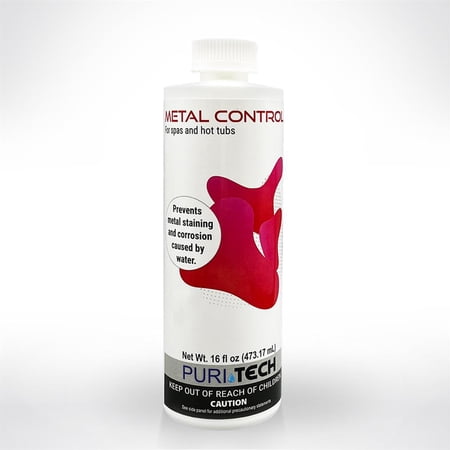 Puri Tech Spa Liquid Metal Control Isolates Iron Copper and Other Minerals to Prevent Surface Staining 16 oz