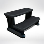 Puri Tech Universal Spa & Hot Tub Outdoor Steps No Slip Grip Support - Black