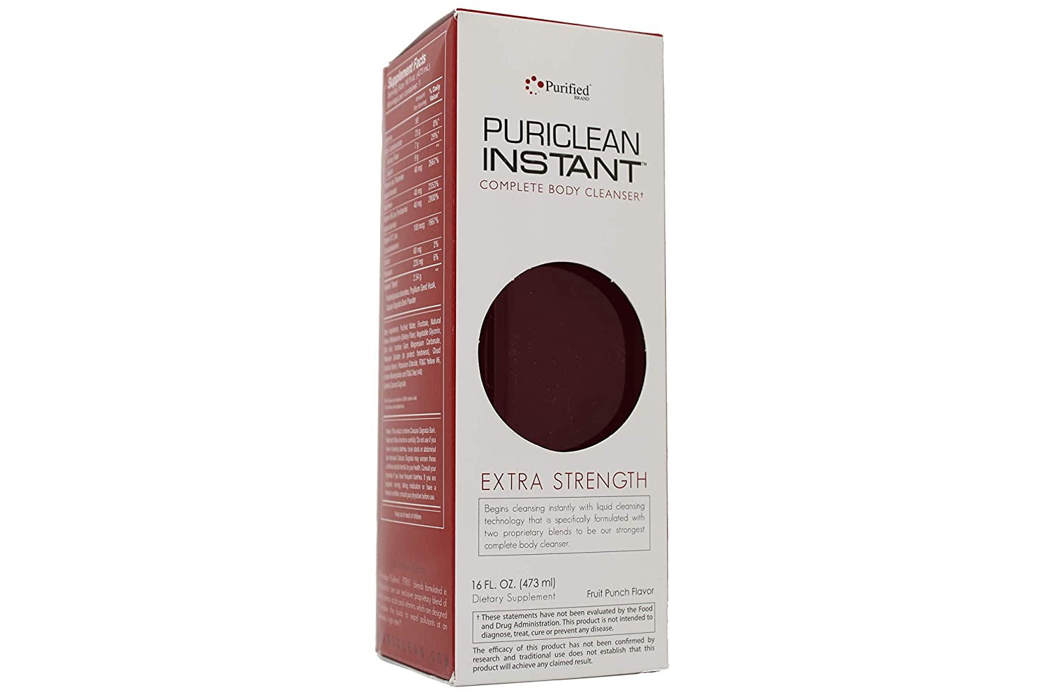 Puriclean Instant Complete Body Cleanser Fruit Punch Flavor 16 oz