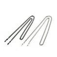 thumbnail image 1 of Purida Metal Eyeglass Chains for Men Women, 2 Pcs Reading Glasses Chain, Glasses Holder, Silver and Black, 1 of 5