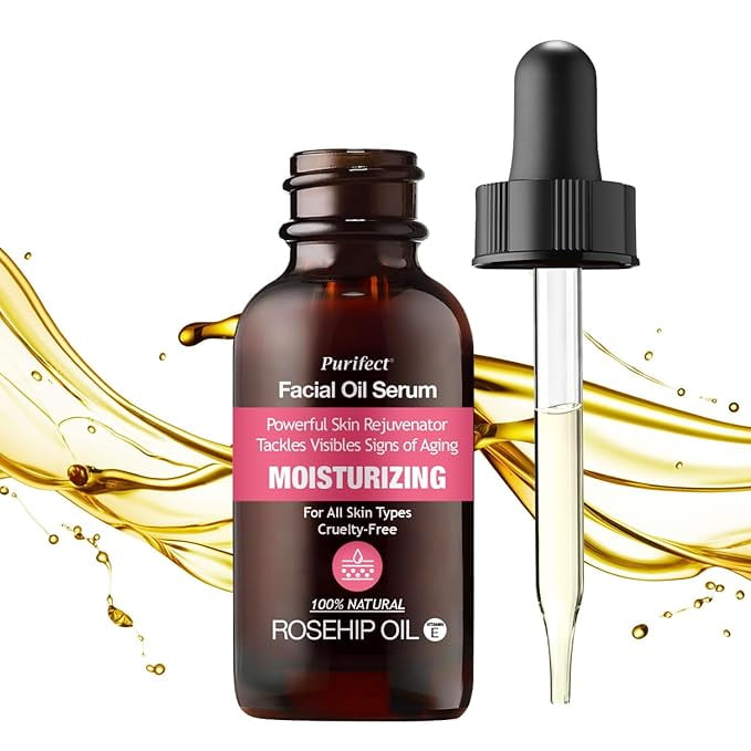 Purifect Rosehip Facial Oil Serum for Moisturizing and AntiAging 1