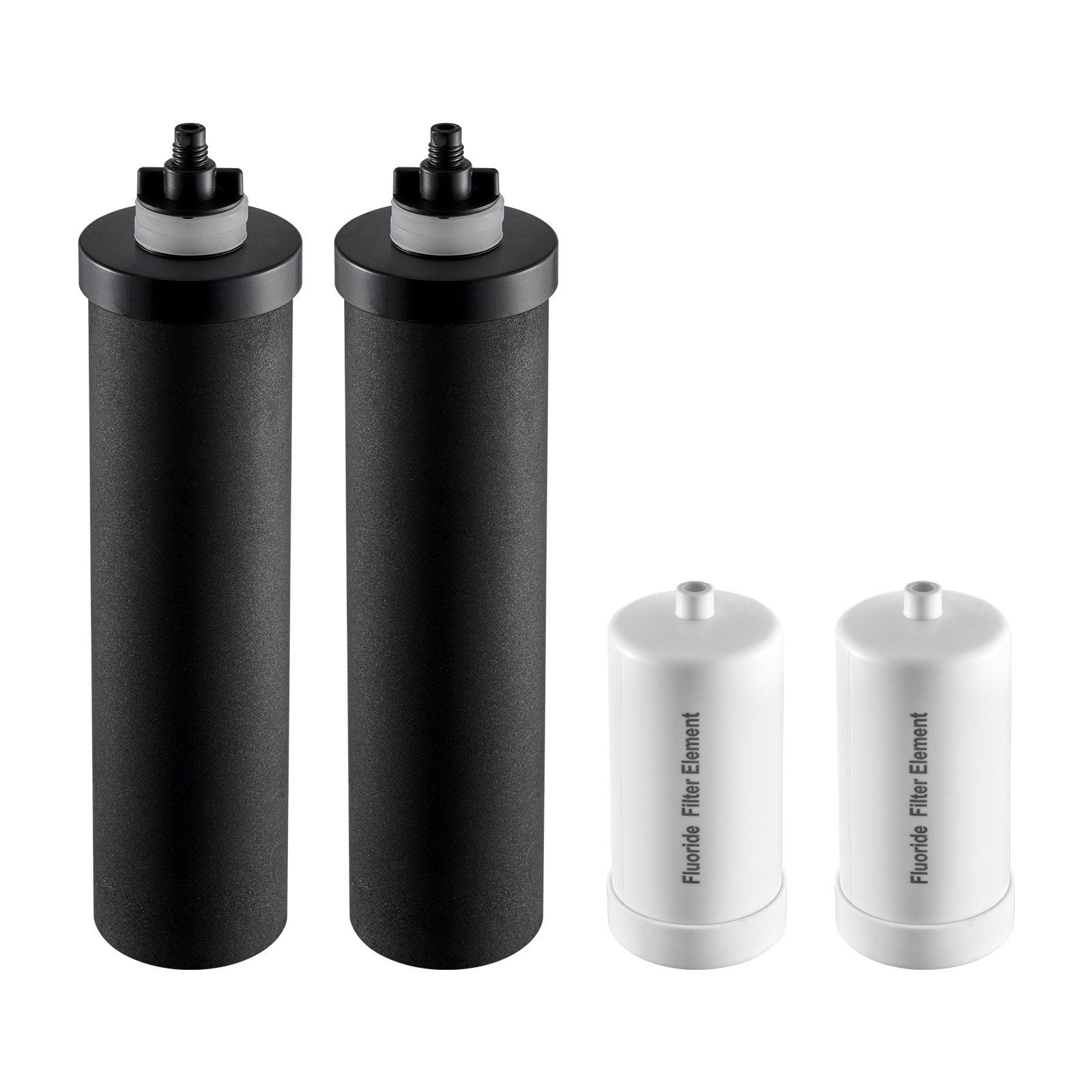 Purification Water Filter Replacement (4 Pack) for Gravity Filter System - Compatible with Berkey, Countertop & Portable Water Filters