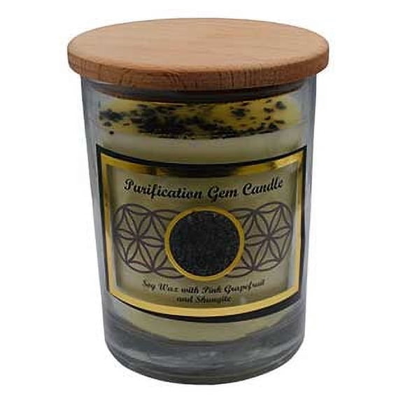 Purification gem stone soy candle | Trending Now