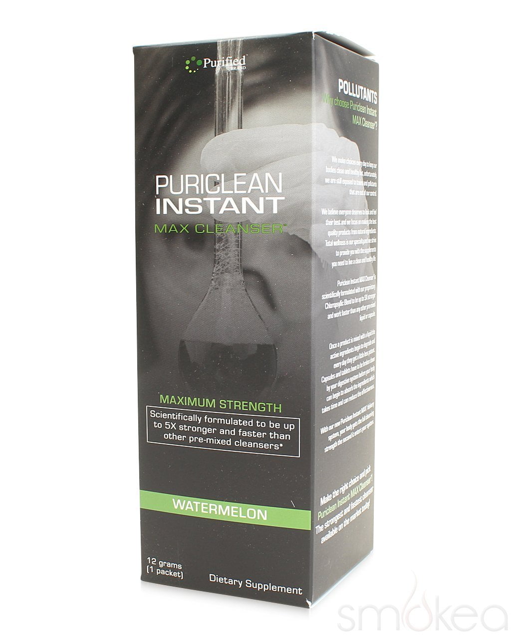 Purified Brand Puriclean Instant Extra Strength Reviews Purified Brand Puriclean Instant MAX Cleanser Watermelon 12 Grams 1