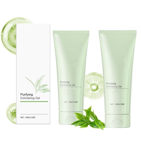 Purifying Exfoliating Gel, Facial Exfoliating Scrub Gel, Purifying Exfoliating Gel Moisturizing Cleanses Skin Give, Body Exfoliating Scrub Gel and Deep Cleansing Face