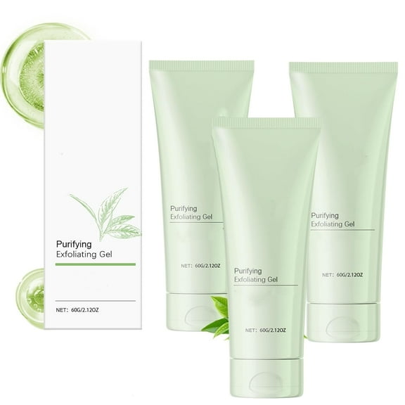 Purifying Exfoliating Gel, Facial Exfoliating Scrub Gel, Purifying Exfoliating Gel Moisturizing Cleanses Skin Give, Body Exfoliating Scrub Gel and Deep Cleansing Face