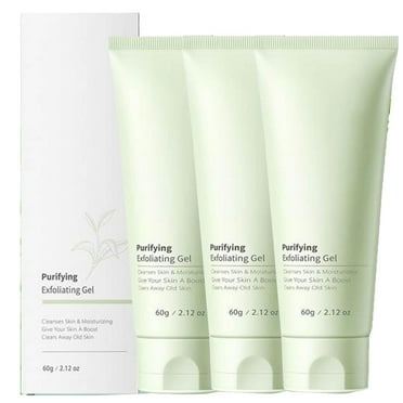 Purifying Exfoliating Gel Greteam Exfoliating Scrub Purifying Exfoliating Gel Moisturizing Cleanses Skin Give Deep Cleansing Face And Body Exfoliating(3pcs 2.03fl.oz/60ml) from Biweutydys