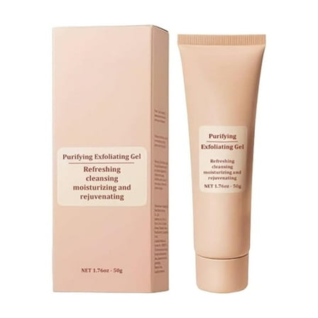 Purifying Exfoliating Gel, Moisturizing Body Exfoliating Scrub and Deep Cleansing Face Gel, Purifying Exfoliating Moisturizing Gel for Men & Women