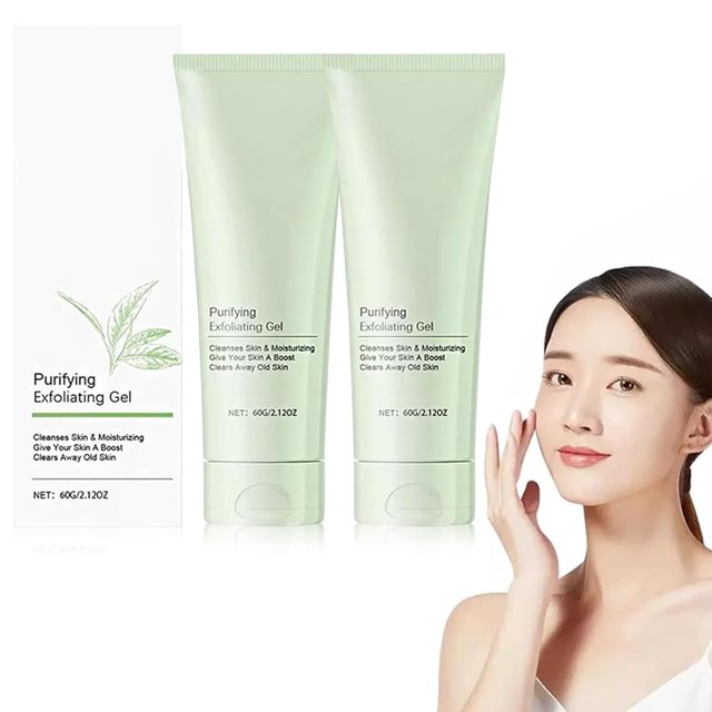 Purifying Exfoliating Moisturizing Gel, Exfoliating Scrub for Face and