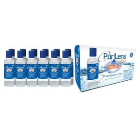 Purilens Plus Preservative Free Contact Lens Saline. 4 oz. (12 Pack)