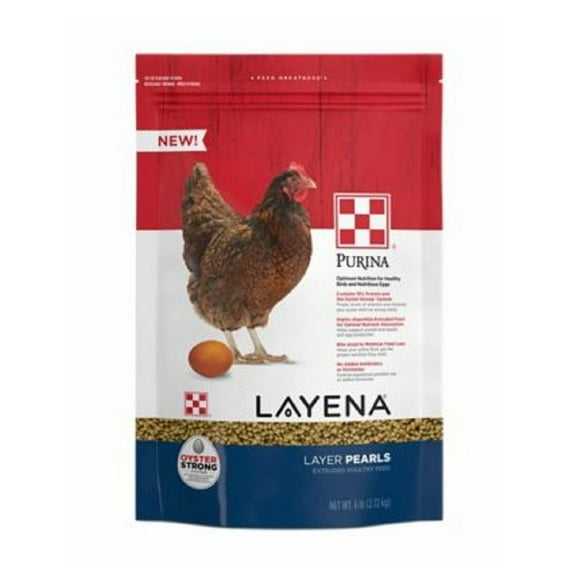 Purina 3006893-745 Livestock Supplies 6 Pounds Pack Layena Pearls Poultry Feed