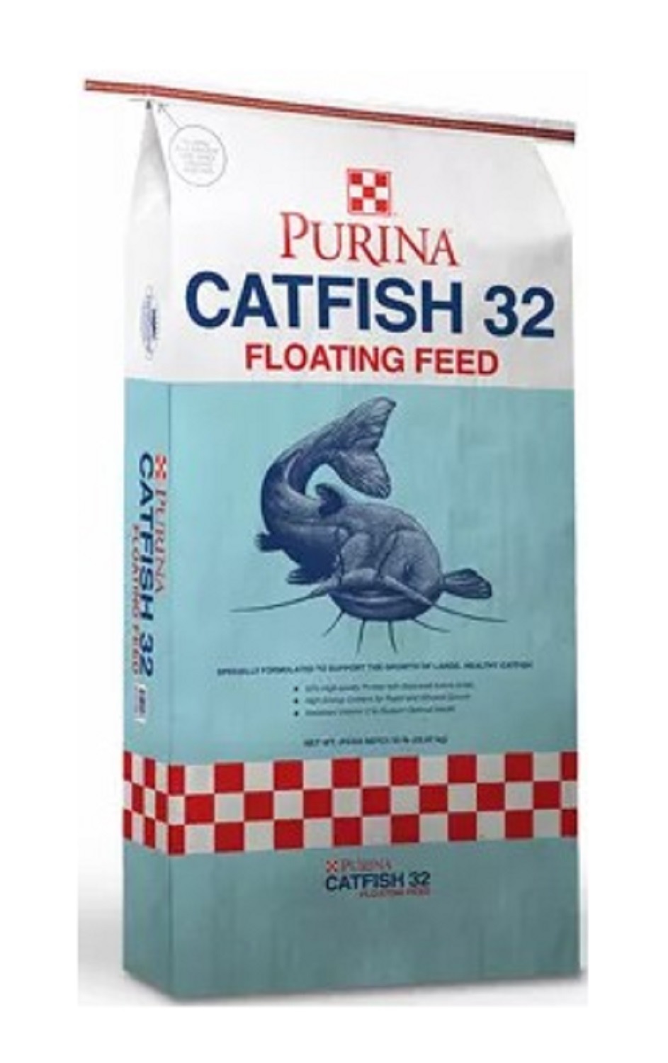Purina 40967 Catfish 32 Floating Feed 32 High Protein 50 lb Bag Diet