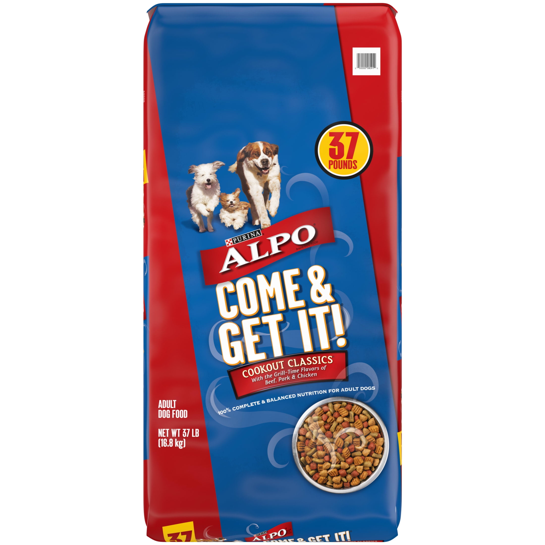 Purina ALPO Come and Get It Cookout Classics Dry Dog Food, 36 lb Bag