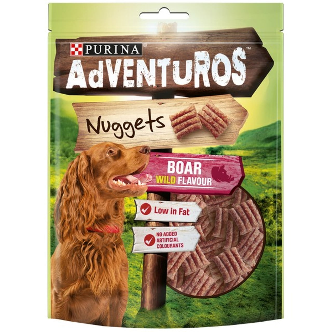 Purina Adventuros Nuggets Boar Dog Treat 90g x 6