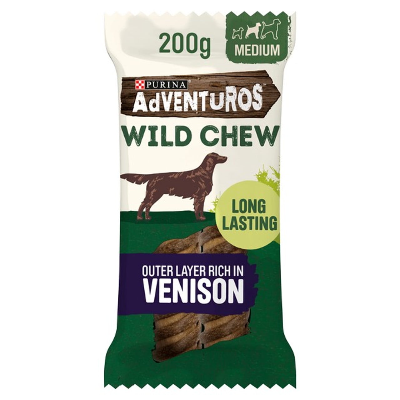 Purina Adventuros Wild Chew Medium Dog Treats 100g Case of 6