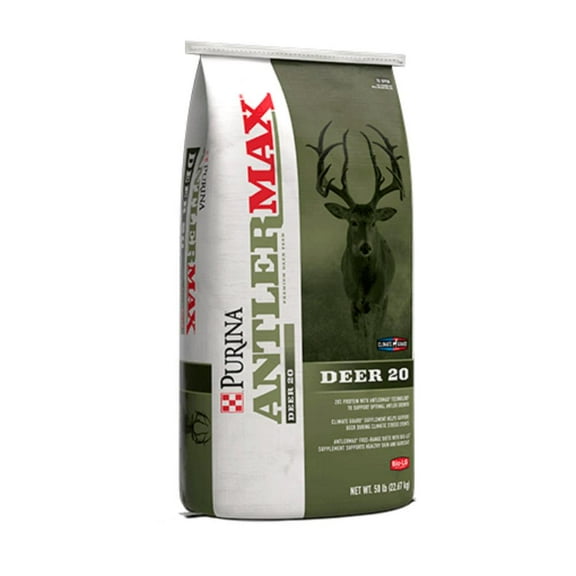 Purina Animal Nutrition ANTLERMAX DEER 20% Protein 50 lbs Feed