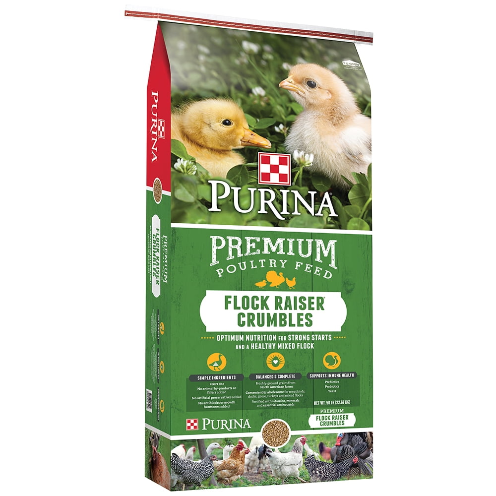 Purina Animal Nutrition Flock Raiser Crumbles 50lb