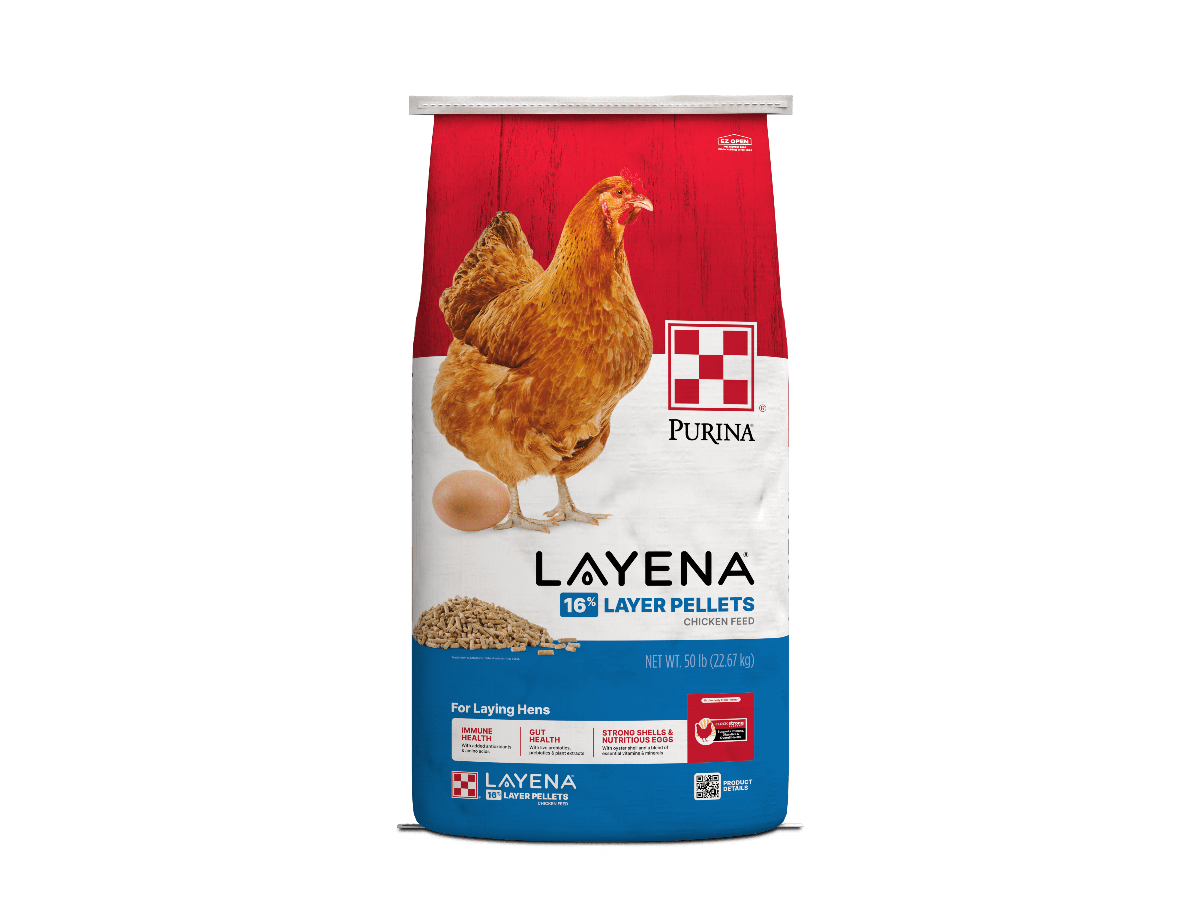 Purina® Layena® Layer Pellets, 50 Pound Bag