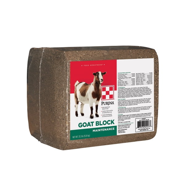 Purina® Goat Block, 33.3 lb Block