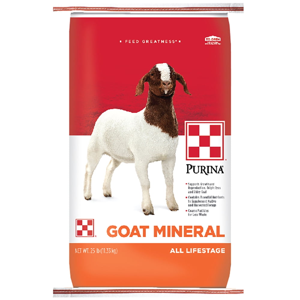 Purina Goat Mineral Supplement for All Lifestages, 25 Pound Bag
