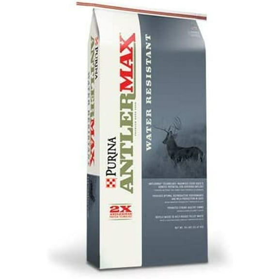 Purina | AntlerMax Deer Feed WaterShield Climate Guard 20 | 50 pound (50 LB) Bag