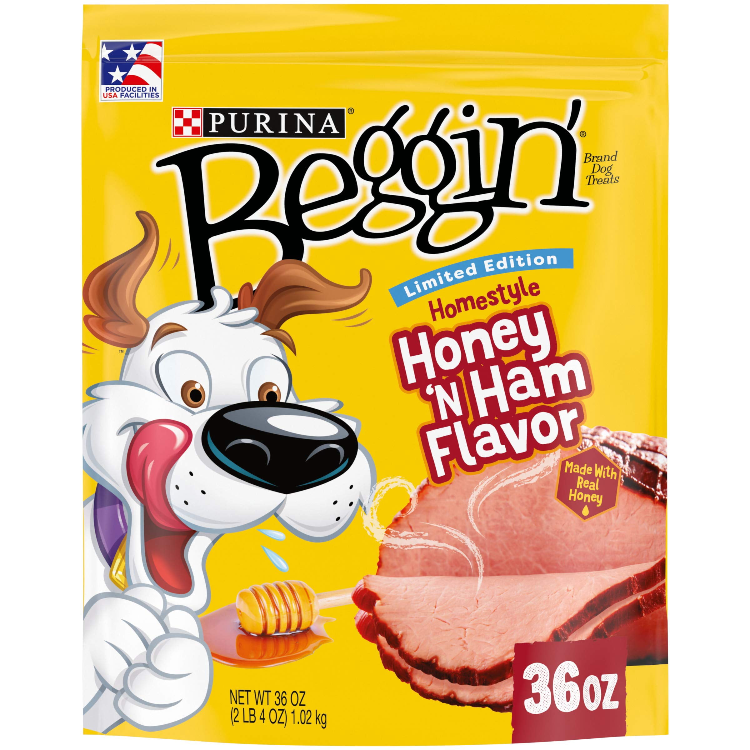 Purina Beggin’ Limited Edition STF9 Adult Dog Treats, Homestyle! Honey