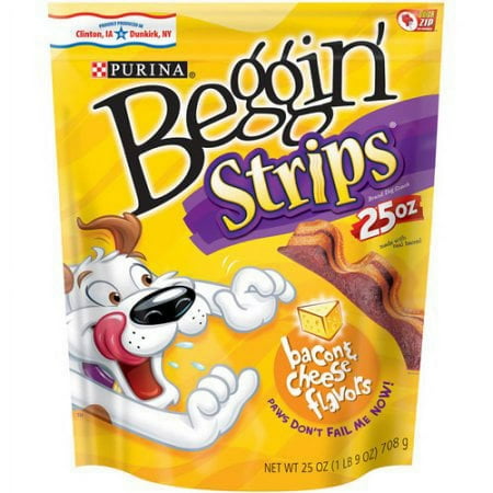 Purina Beggin' Strips - Bacon & Cheese Flavor (Pack of 18)