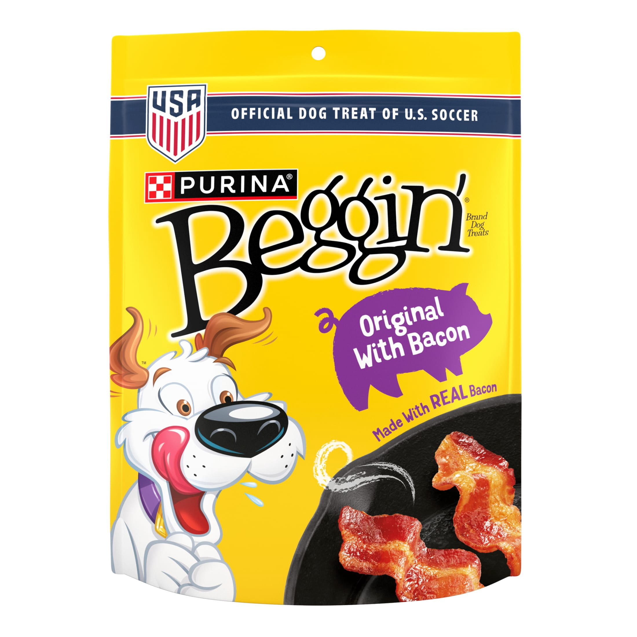 Purina Beggin' Strips Dog Treats, Original With Bacon Flavor, 25 oz.