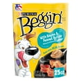 thumbnail image 1 of Purina Beggin' Strips Dog Treats with Real Bacon & Peanut Butter Flavors Tender Chews, 25 oz Pouch, 1 of 11