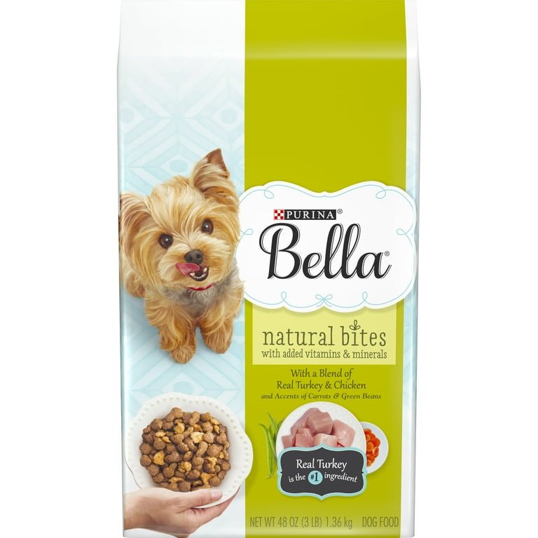 Purina Bella Natural Small Breed Dry Dog Food, Natural Bites With